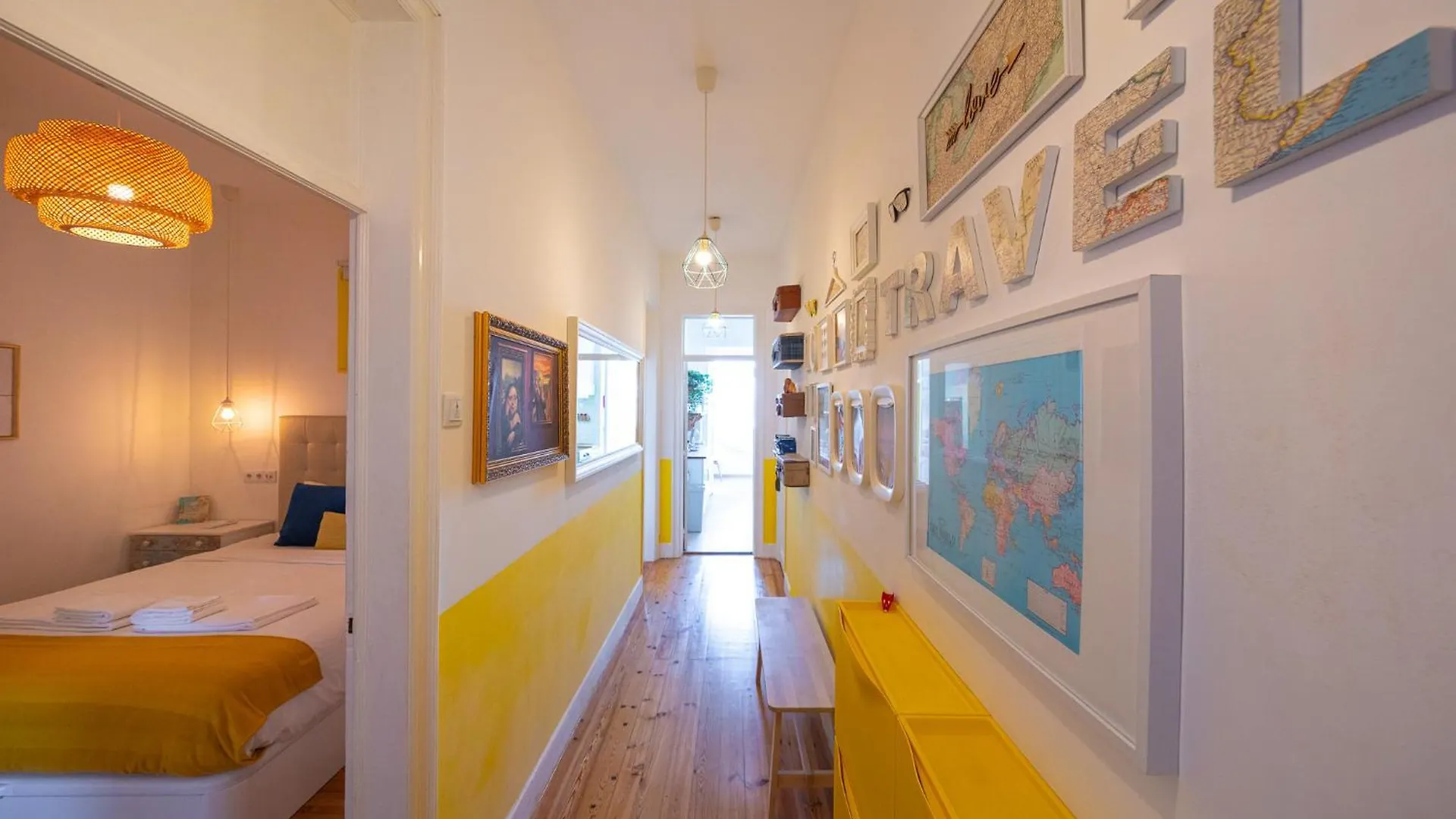 Wanderful Home - Travel Themed Apartment Lisboa 0*,  Portekiz